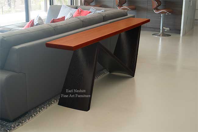 designer hall table